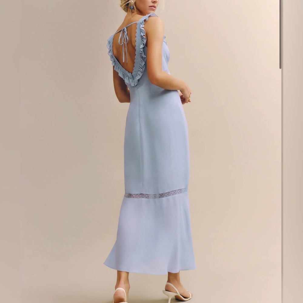 Reformation blue gown, size S, beautiful elegant dress only worn once